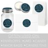 Navy Blue and Gold Birthday Favor Stickers Gift Review