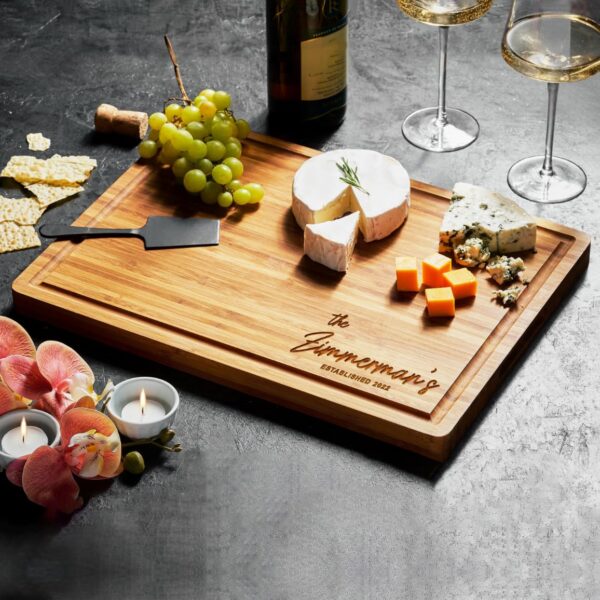 Bamboo Engraved Charcuterie Board Gift Review