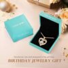 Love Heart Birthstone Necklaces Gift Review
