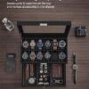 Lockable Watch Case with Glass Lid Gift Review