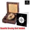Engraved Compass with Wooden Box Gift Review