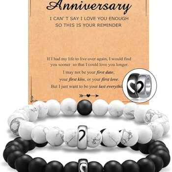 Matching Couple Ring Bracelets Gift Review