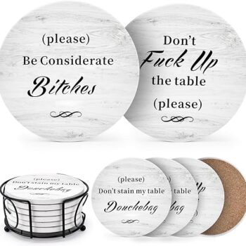 Funny Coasters Set Gift Review