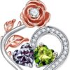 Rose Heart Necklaces for Women Gift Review