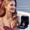 Rose Heart Necklaces for Women Gift Review