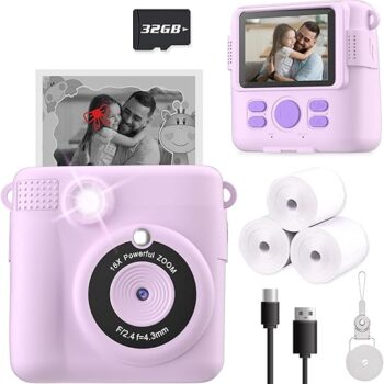 Instant Print Camera for Kids Gift Review